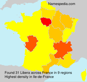 Surname Libera in France