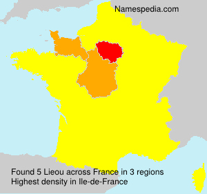 Surname Lieou in France