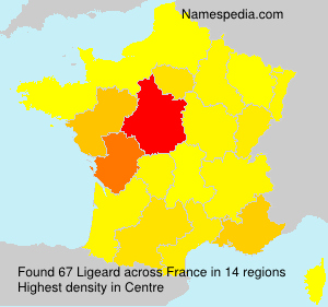 Surname Ligeard in France