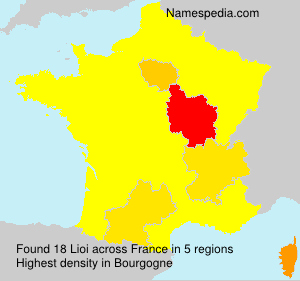 Surname Lioi in France