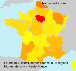 Surname Lipinski in France
