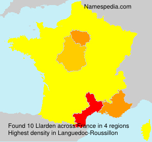 Surname Llarden in France