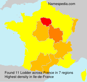 Surname Lodder in France