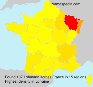 Surname Lohmann in France