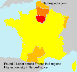 Surname Lopat in France