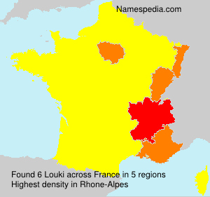 Surname Louki in France