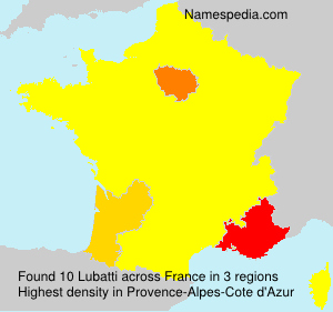 Surname Lubatti in France