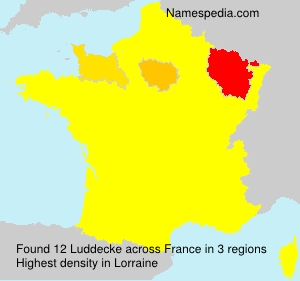 Surname Luddecke in France