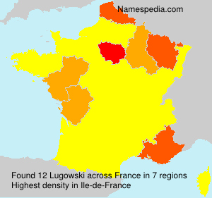 Surname Lugowski in France