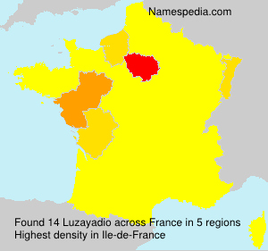 Surname Luzayadio in France