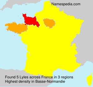 Surname Lyles in France