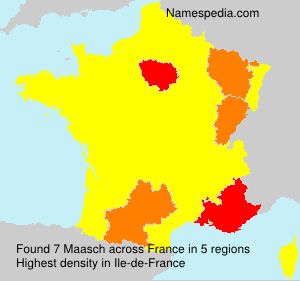 Surname Maasch in France