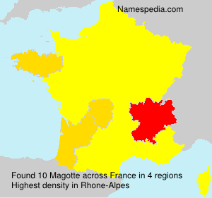 Surname Magotte in France