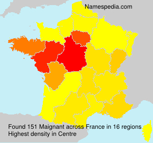 Surname Maignant in France