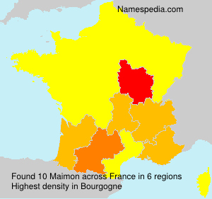 Surname Maimon in France