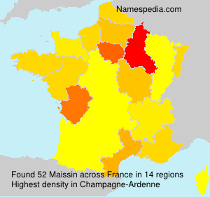 Surname Maissin in France