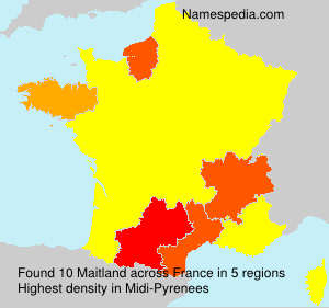 Surname Maitland in France