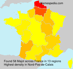 Surname Majot in France