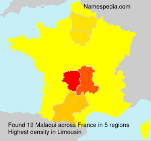 Surname Malaqui in France