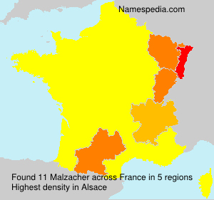 Surname Malzacher in France
