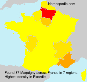 Surname Maquigny in France