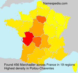 Surname Marchadier in France