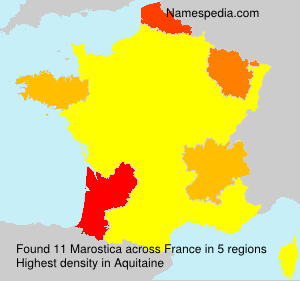 Surname Marostica in France