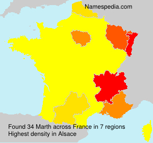 Surname Marth in France