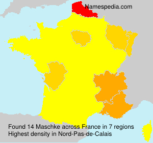 Surname Maschke in France