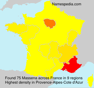 Surname Massena in France