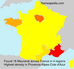 Surname Maurandi in France