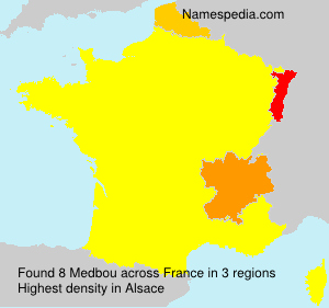 Surname Medbou in France