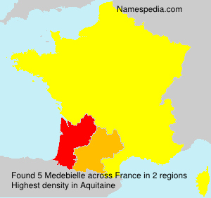 Surname Medebielle in France