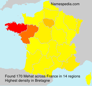 Surname Mehat in France