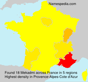 Surname Mekadmi in France