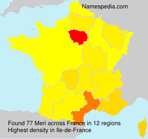 Surname Meri in France
