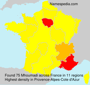 Surname Mhoumadi in France