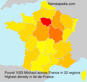 Surname Michaut in France