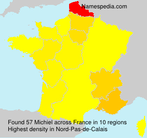 Surname Michiel in France