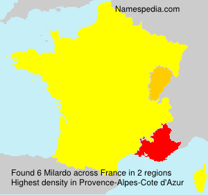 Surname Milardo in France