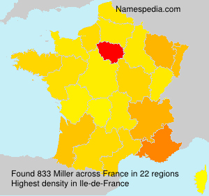 Surname Miller in France