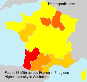 Surname Mito in France