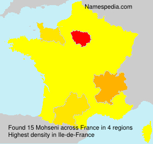 Surname Mohseni in France