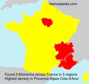 Surname Moinecha in France