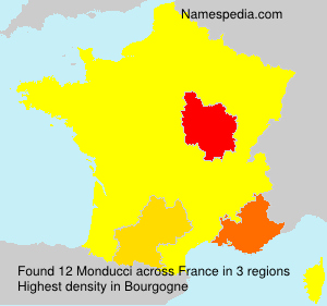 Surname Monducci in France