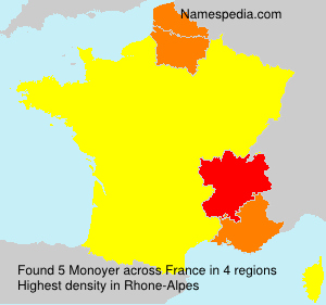 Surname Monoyer in France