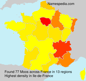 Surname Moos in France
