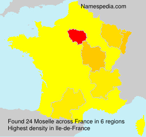 Surname Moselle in France