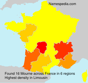 Surname Mourne in France