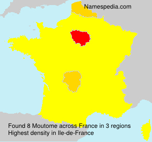 Surname Moutome in France